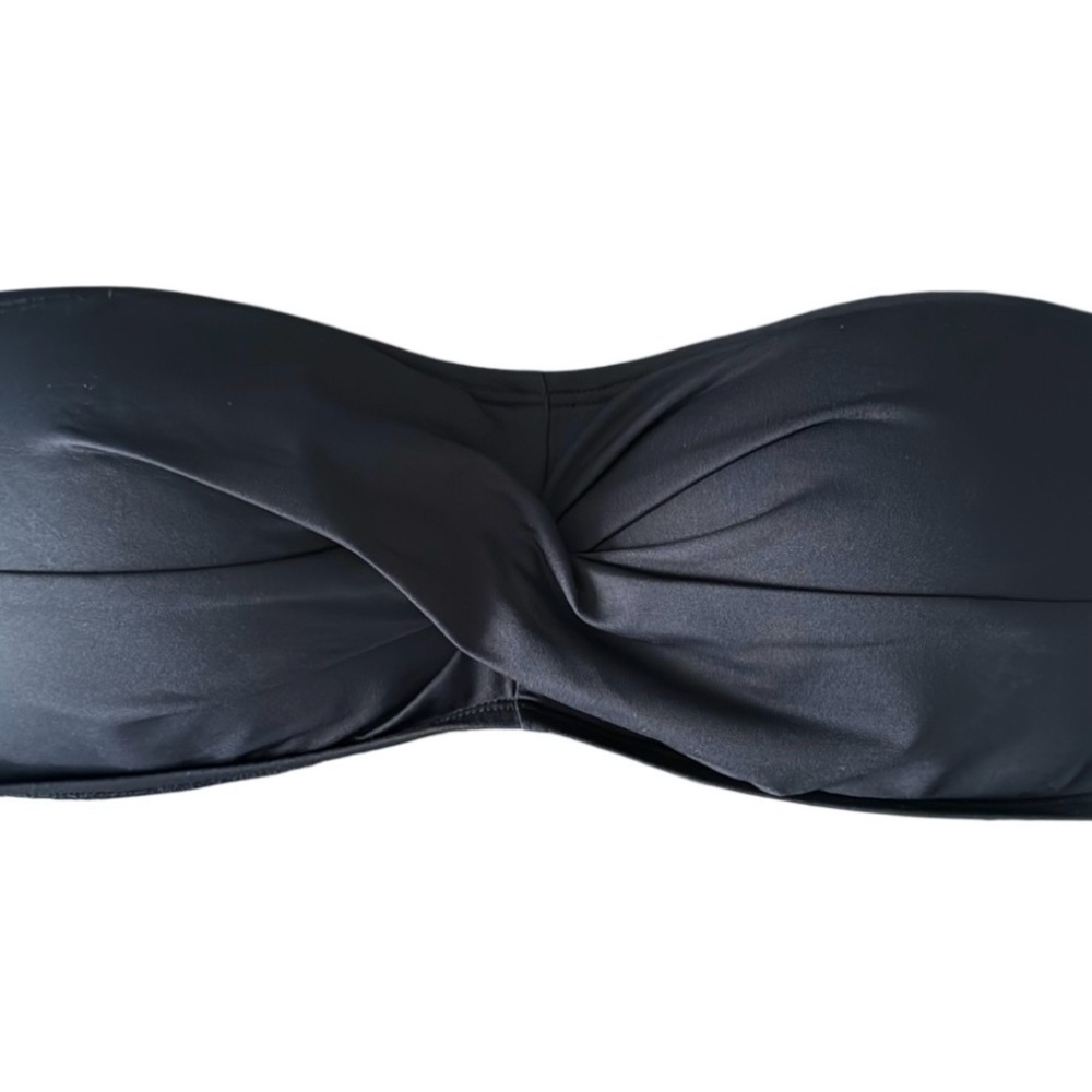 Tommy Bahama Pearl Twist-Front Bandeau Bikini Top - Picture 6 of 13